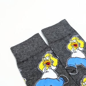 ☆【 crew socks / クルーソックス 】『 The Simpsons / シンプソンズ / ホーマー 』 靴下 / ソックス〚アメリカン雑貨 アメトイ〛