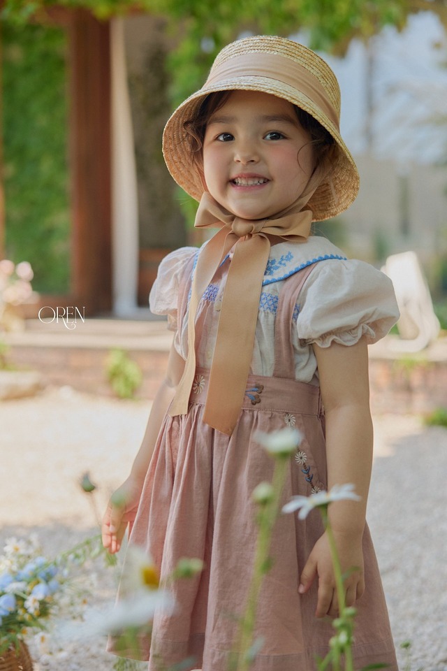 ※お洋服と同梱限定※【6/11〆予約】<OREN> Schuet ribbon strow hat