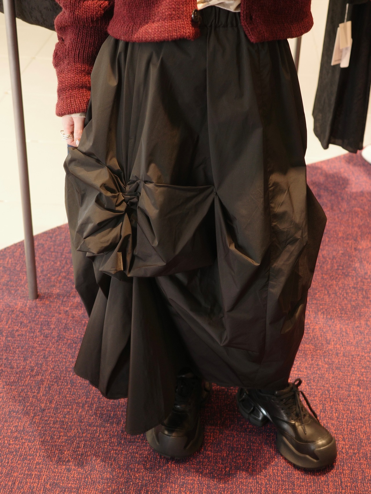 【25AW】ENFOLD エンフォルド /  RIBBON TUCK SKIRT / スカート - 1