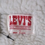 80s USA製　Levi’s 70609ボアデニムジャケット　ホワイト　S リーバイス