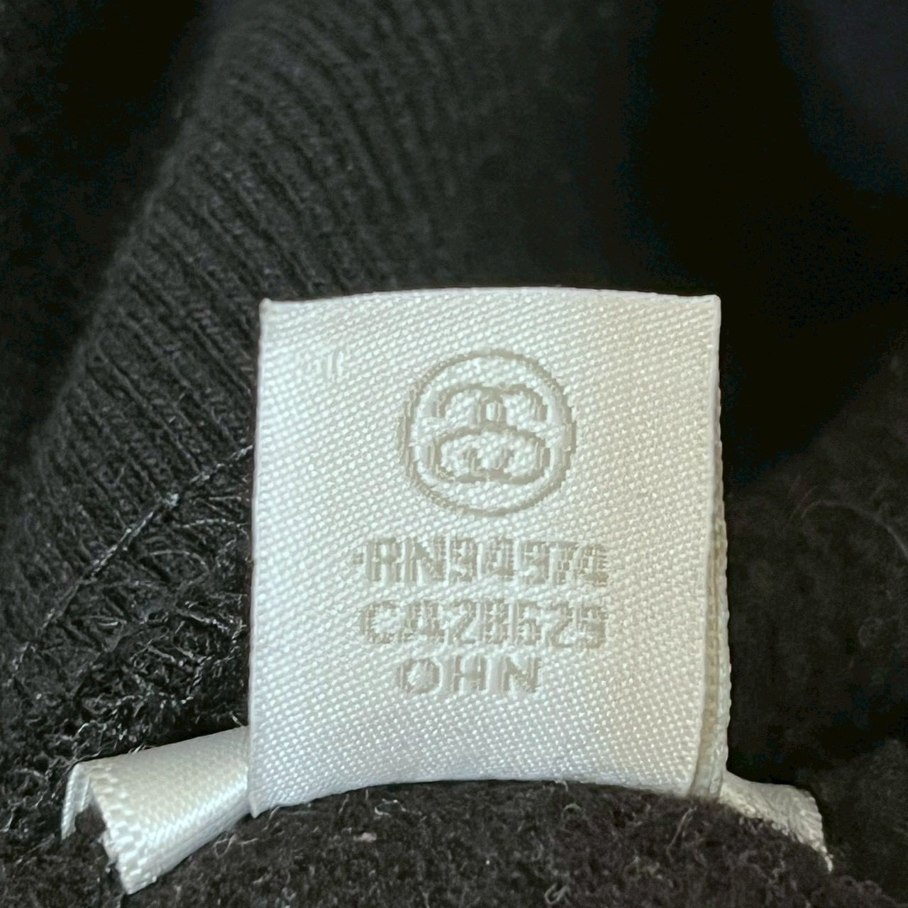 stussy ステューシー ジップパーカー L バックロゴ プリント ワールド