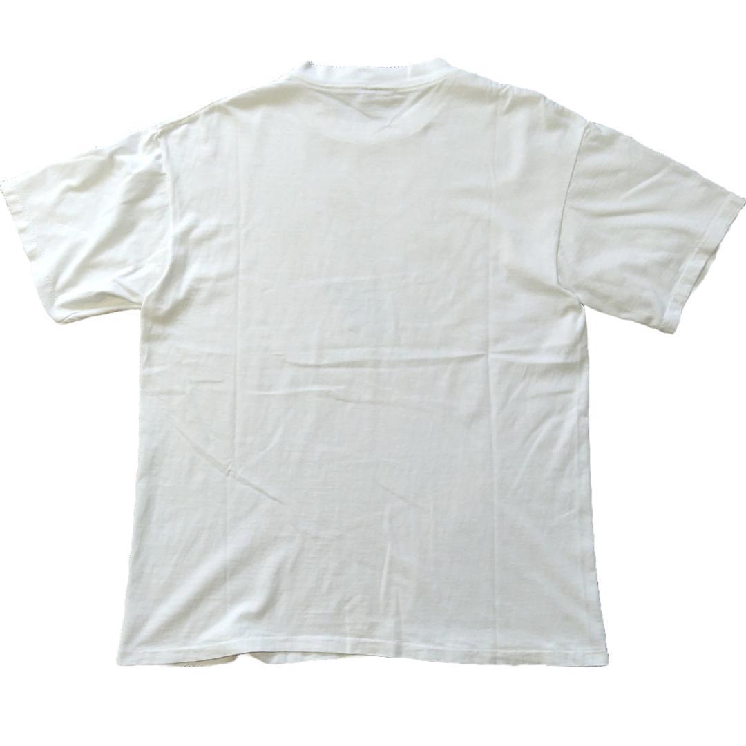 古着 90s ノーマン・ロックウェル Tシャツ Lサイズ 白 アートT
