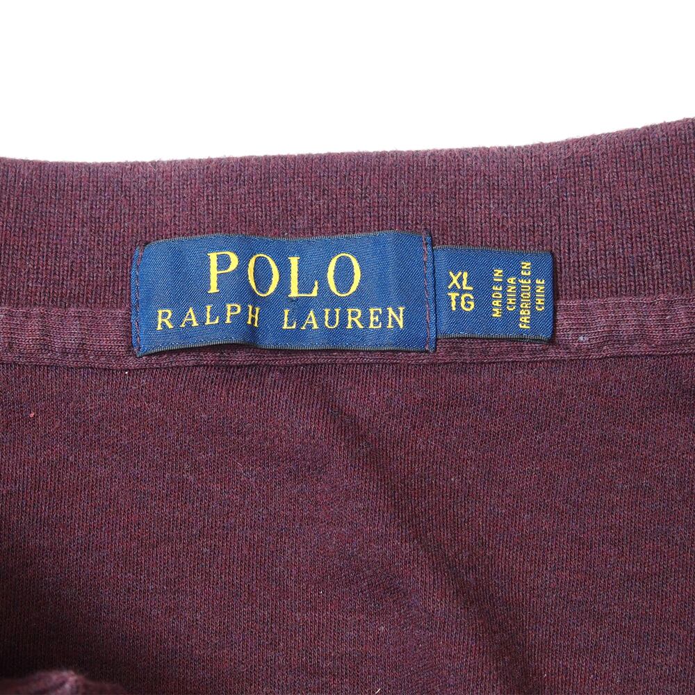 POLO RALPH LAUREN ポロシャツ ポロ ラルフローレン バーガンディ ワン