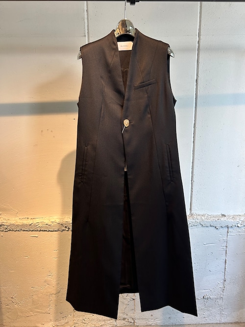 MURRAL  monochrome long gilet