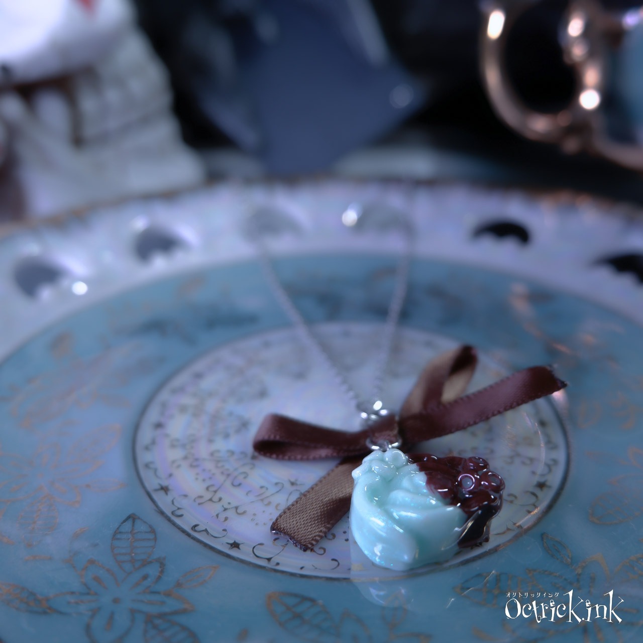 【バレンタイン・ホワイトデー限定】KRAKEN・Bubble Яose chocolate mint ネックレス