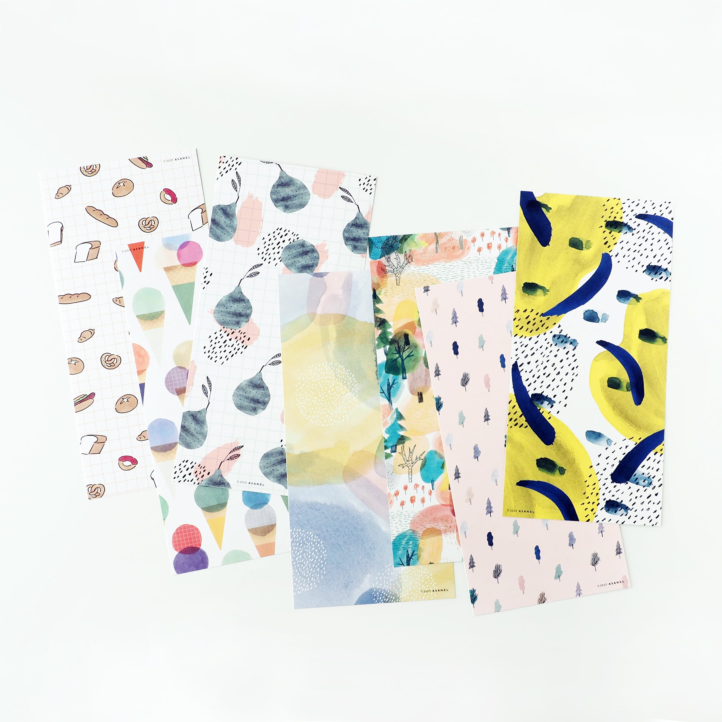 両面一筆箋｜アソート [ 20枚入 ] | ASANEL