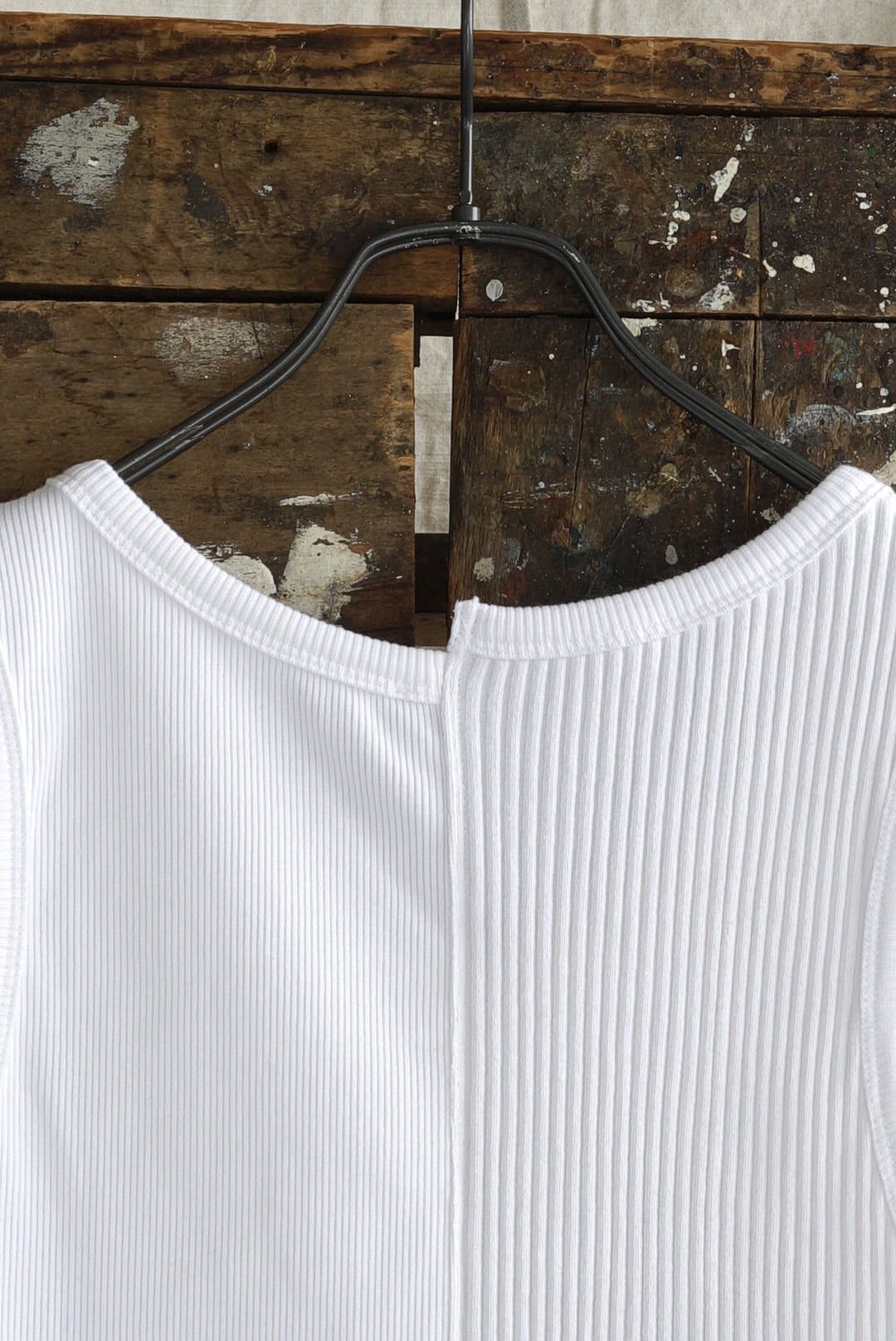 CHRISTINA SEEWALD - ASYMMETRIC VEST TOP, BASICS / WHITE | Brownie