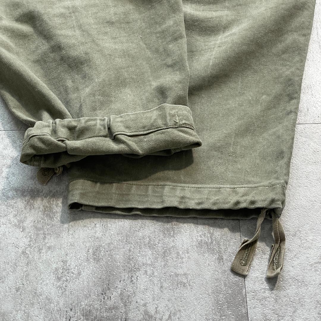 70-80s ドイツ軍 実物 モールスキン フィールドパンツ w40 | ib2