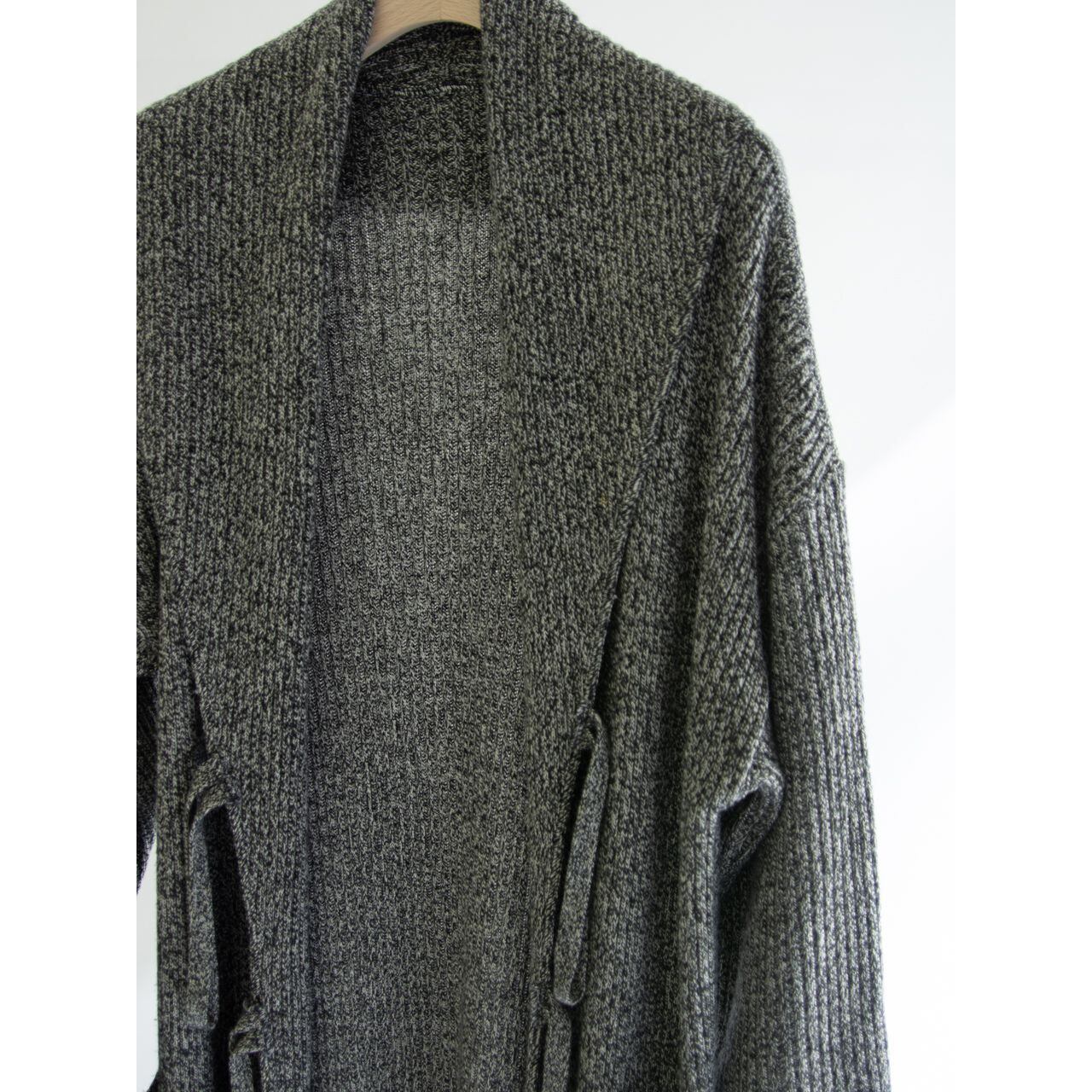 【Made in Italy】Acrylic-wool long cardigan（イタリア製 アクリルウールメランジニット ロングカーディガン）2a
