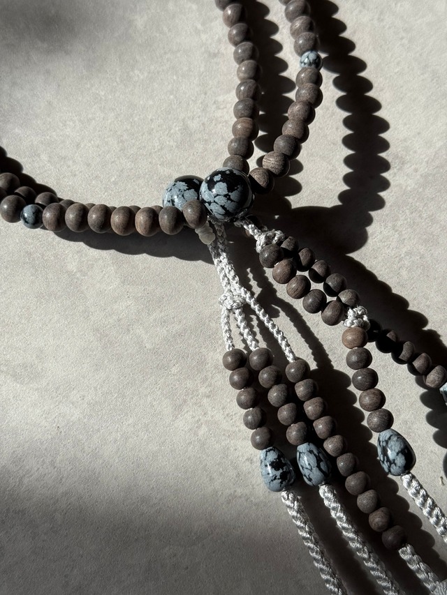 【尺】素引黒檀　スノーフレーク仕立