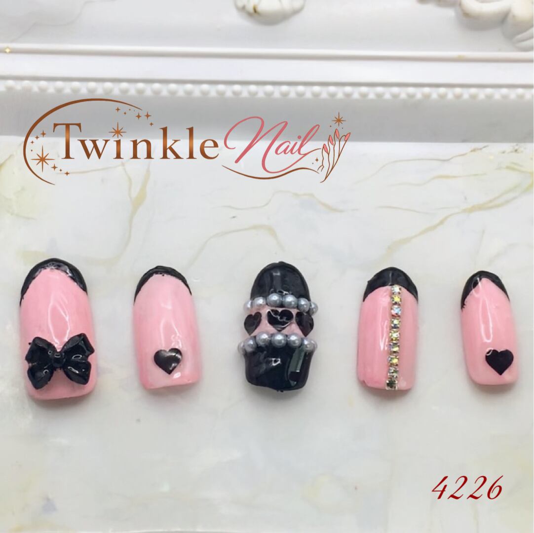 ネイルチップ【4226】地雷系ネイル | Twinkle Nail