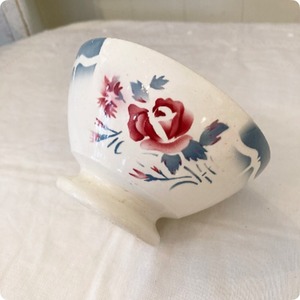 【フランス直輸入】 ノスタルジックなカラーのお花が魅力 ディゴワンサルグミンヌ ミニカフェオレボウル