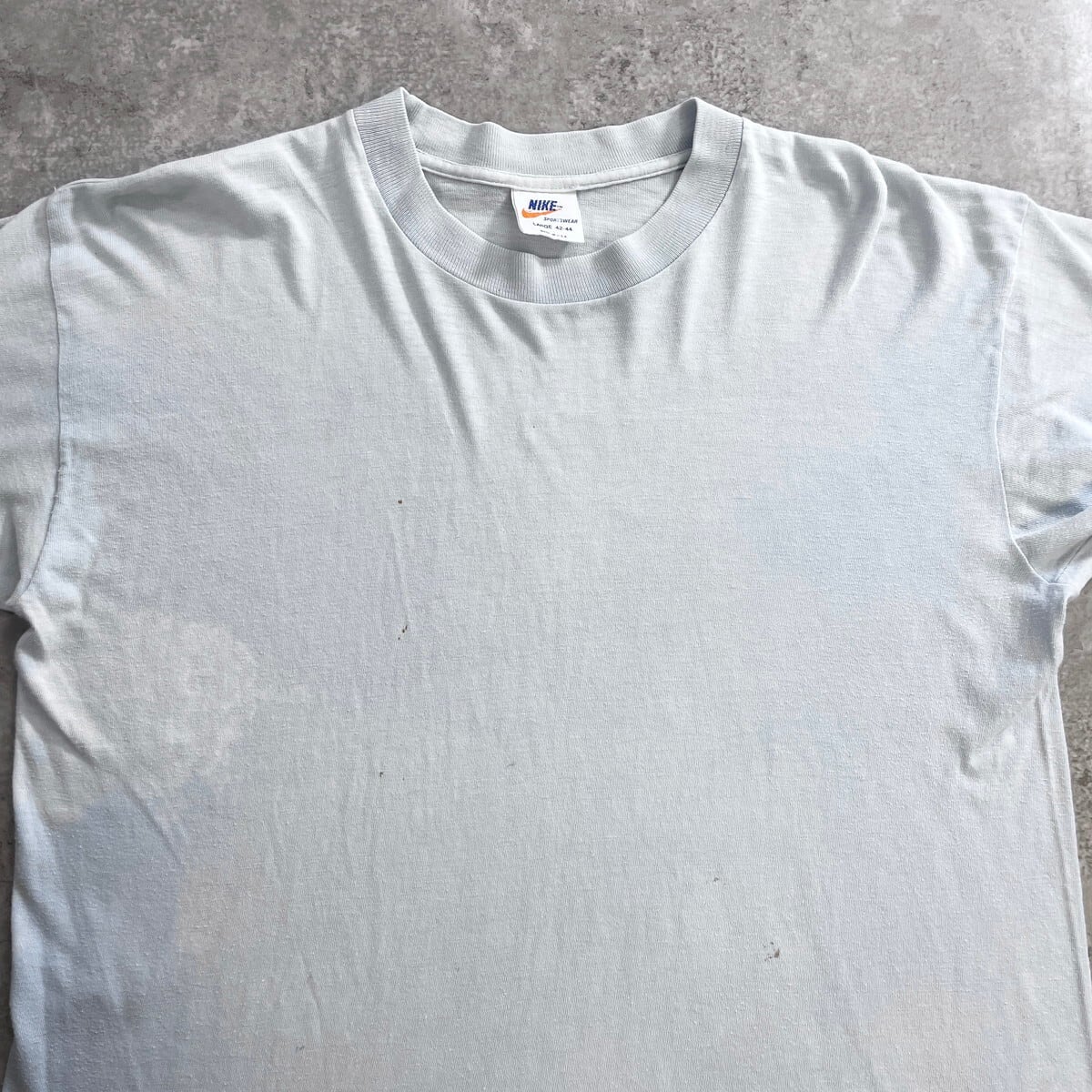 70-80年代 USA製 オレンジタグ ナイキ NIKE ゴツナイキ 連ロゴ 袖
