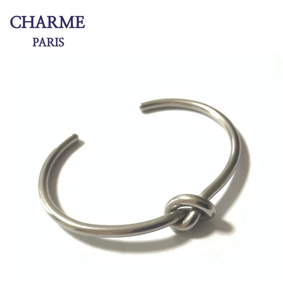 silver knot bracelet