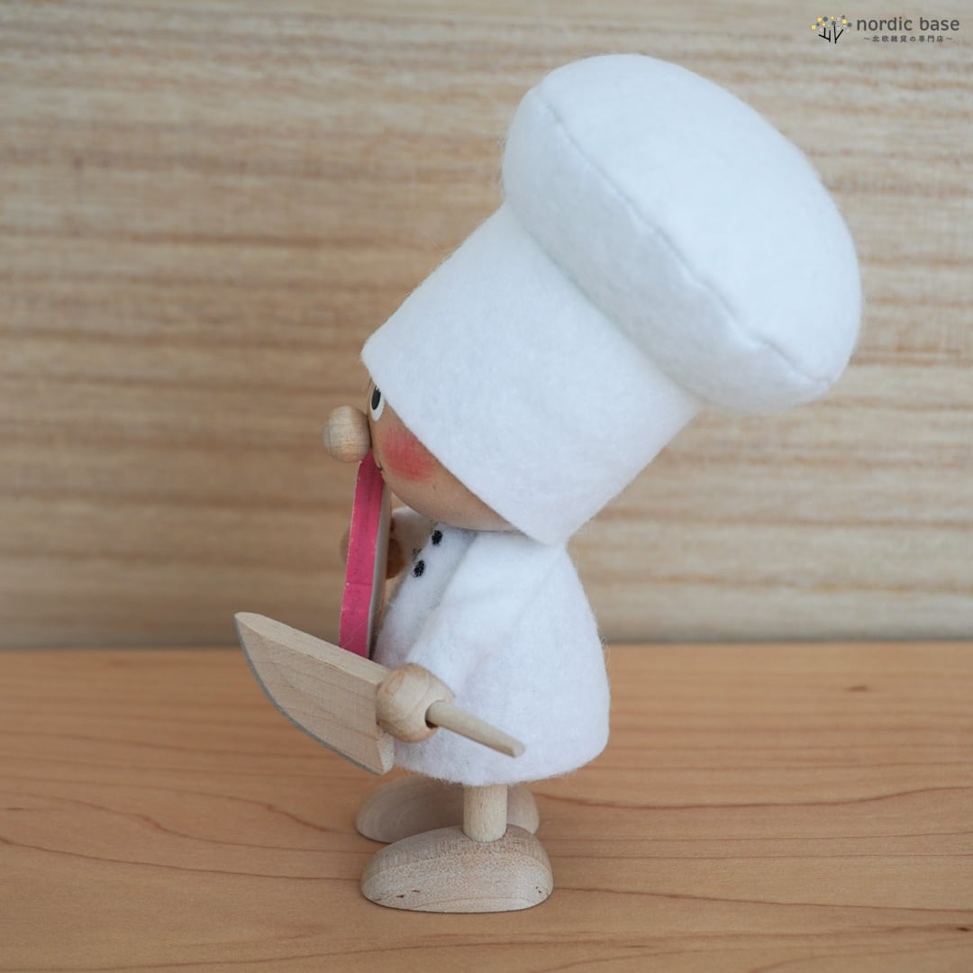 北欧フィギュア・人形『コック（魚とナイフ／バスケット／人参とナイフ