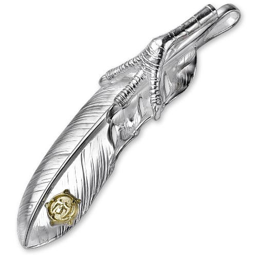 鷲見太郎 Pendant ペンダント】Lフェザーペンダント01 w/イーグル