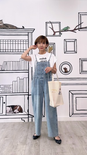 サロペットデニム