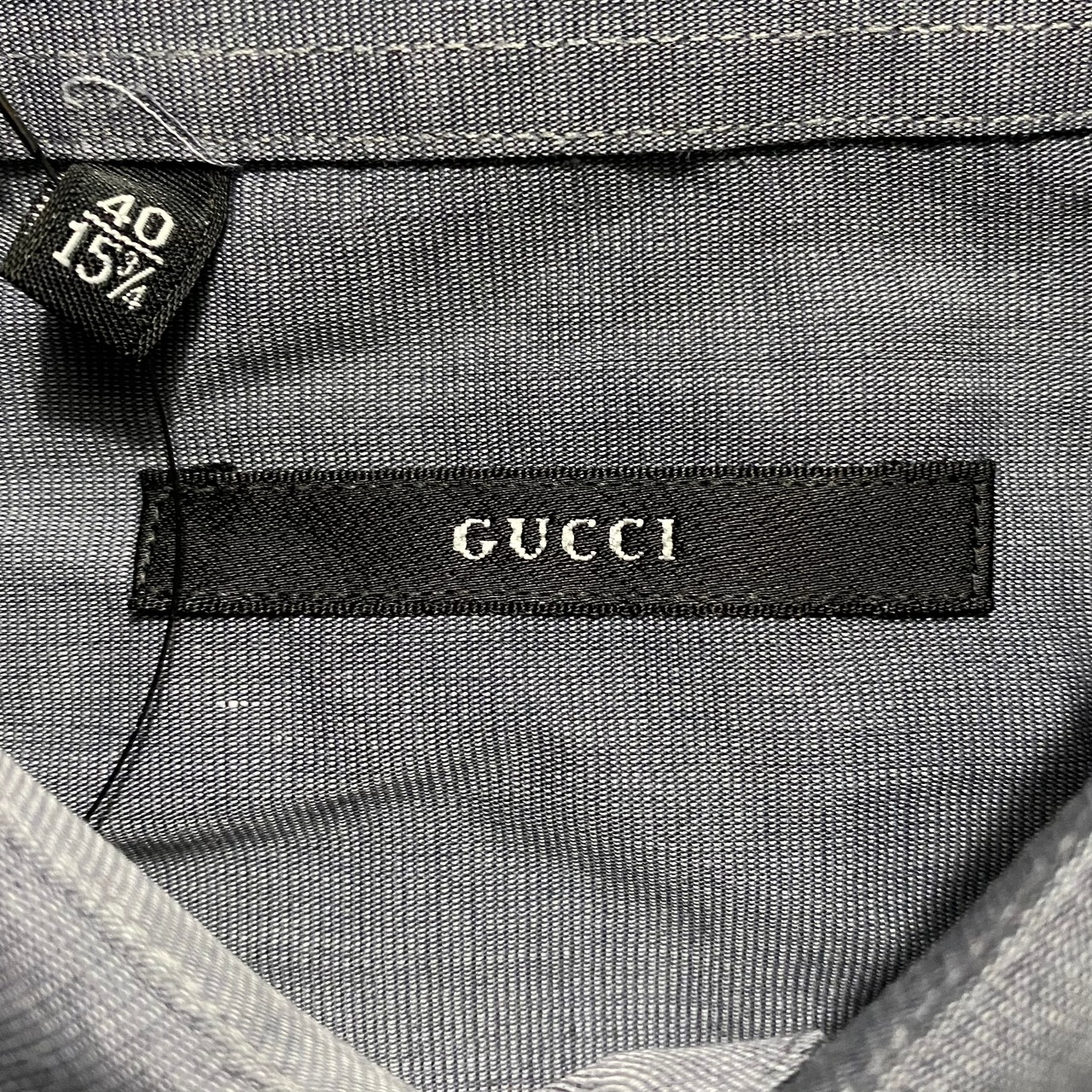 GUCCI cotton chambray shirt