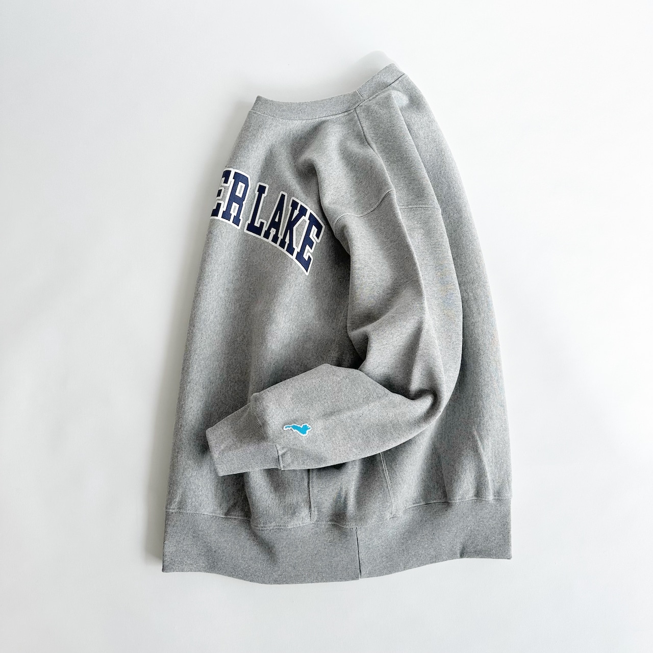 【受注生産】MOTHER LAKE COLLEGE LOGO SWEATSHIRT & CHECK SCARF SET / LIMITED