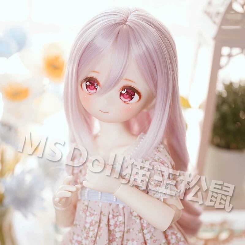 全4色！BJD 1/3 1/4 MSD MDD KUMAKO SD DD 造型 ヘアパーツ アニメ