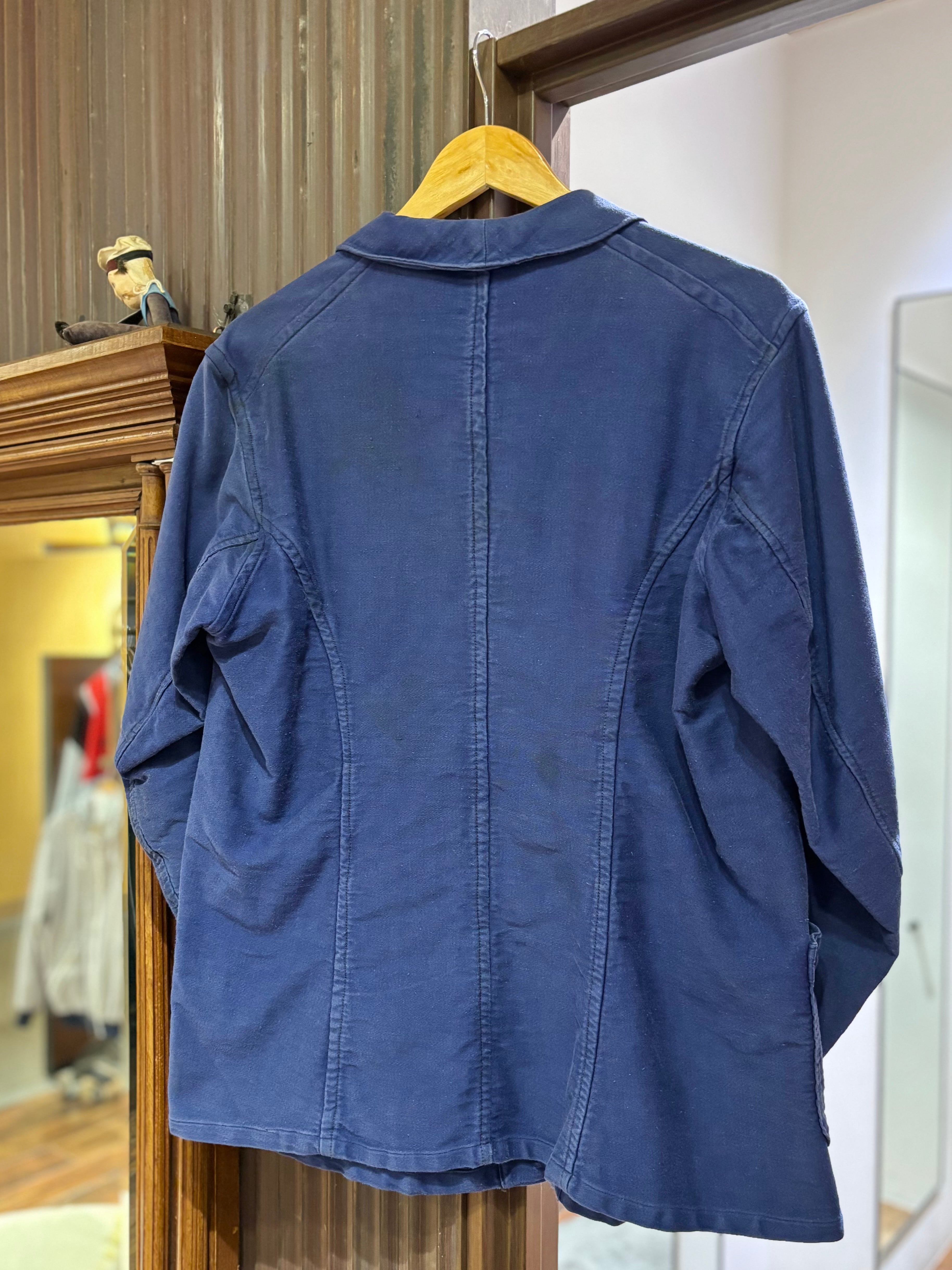 40's BLUE MOLESKIN JACKET | STRAYSHEEP ONLINE