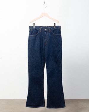 old "Levi's" 646 flared denim trousers / COLOR:DARK INDIGO
