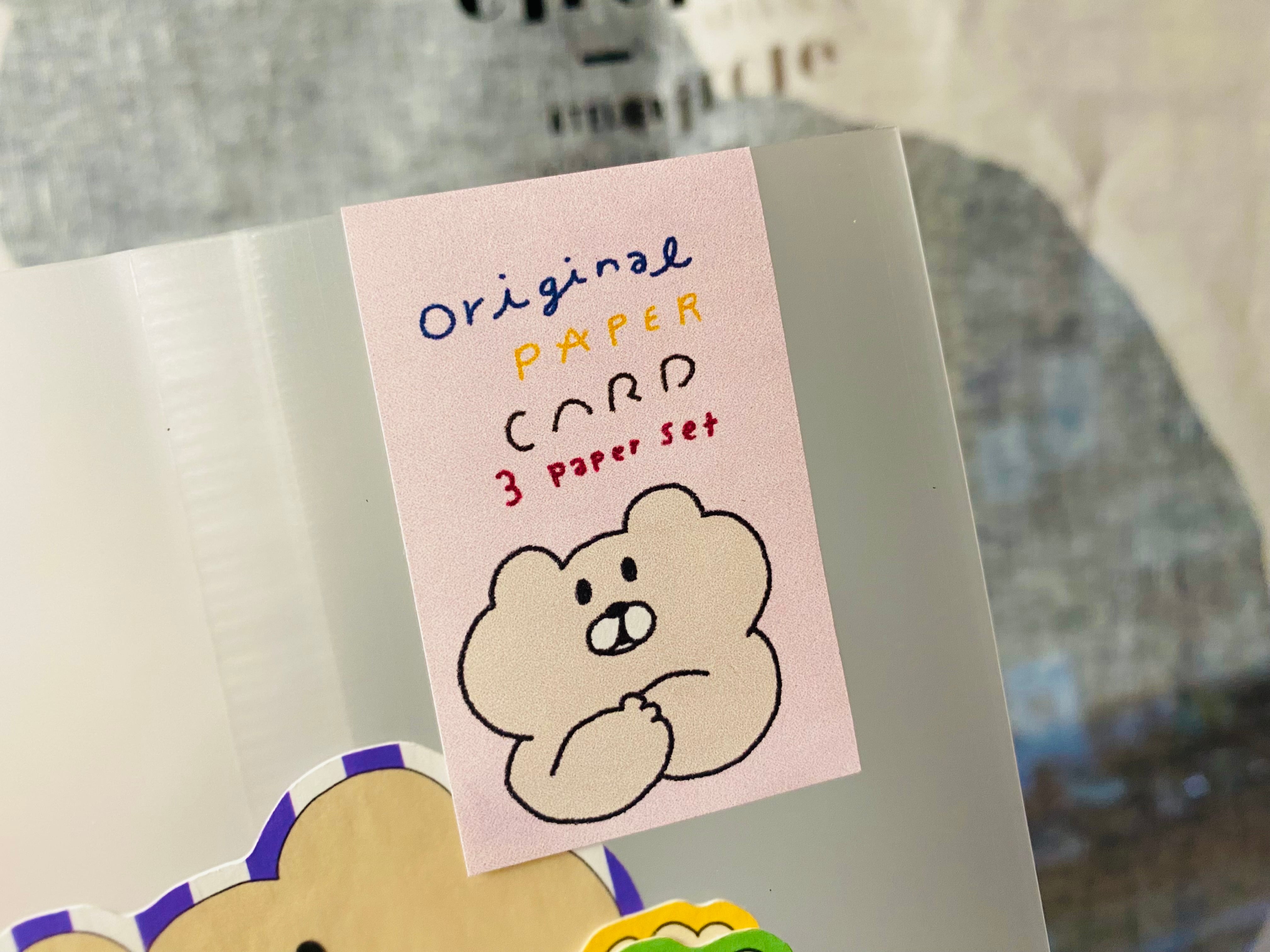 くまたちのカードセット