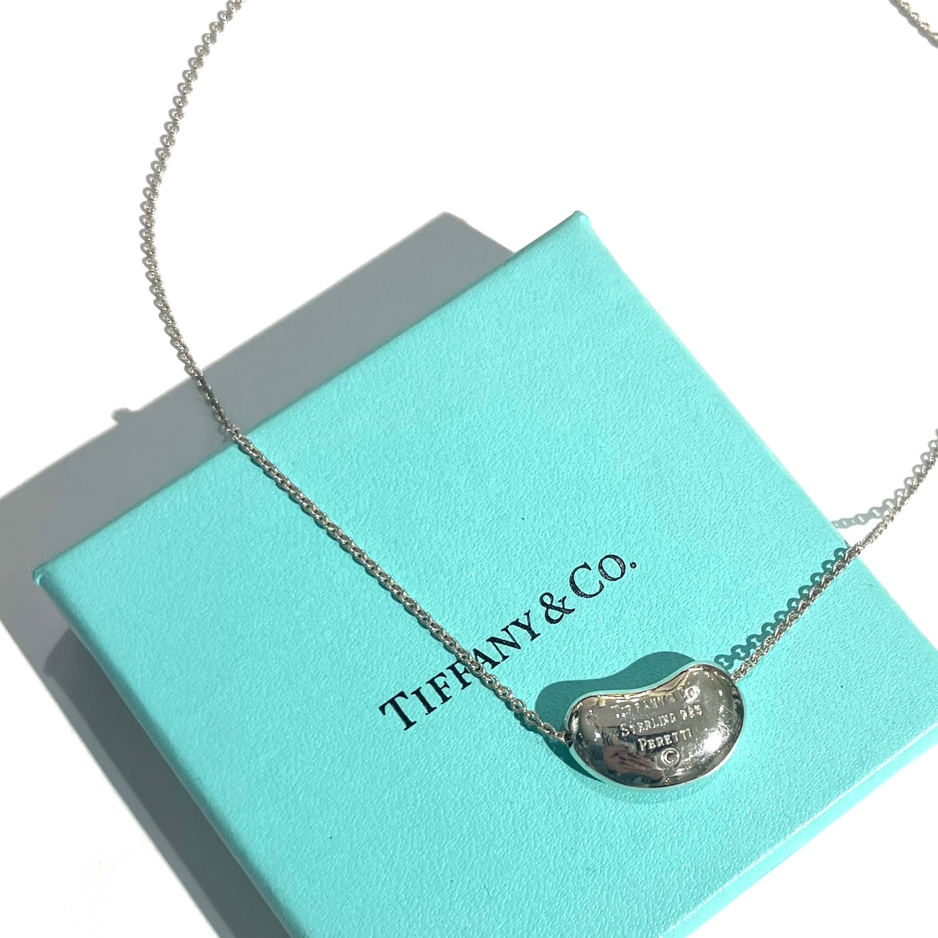 ✨ティファニー✨Tiffany✨ネックレス✨ TIFFANY&CO.】2080 幸福ビーン ネックレス／Elsa Peretti／自然美と