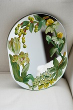 hand paint Miller S size yellow garden