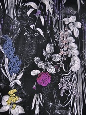 【受注商品】Rumi Rockきもの「パフュームの森」　[A778]