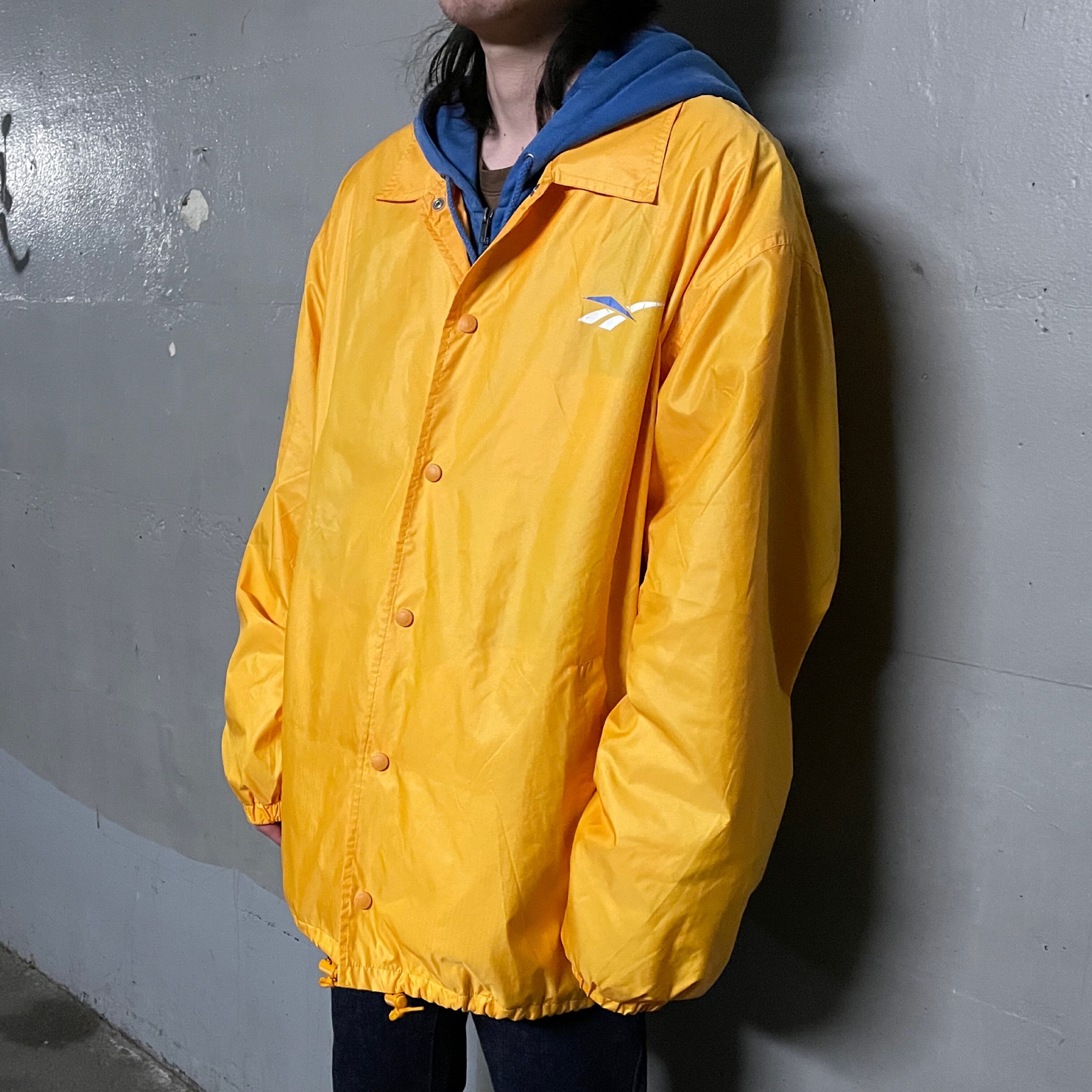 Reebokのyellowナイロンジャケット | Pay ID