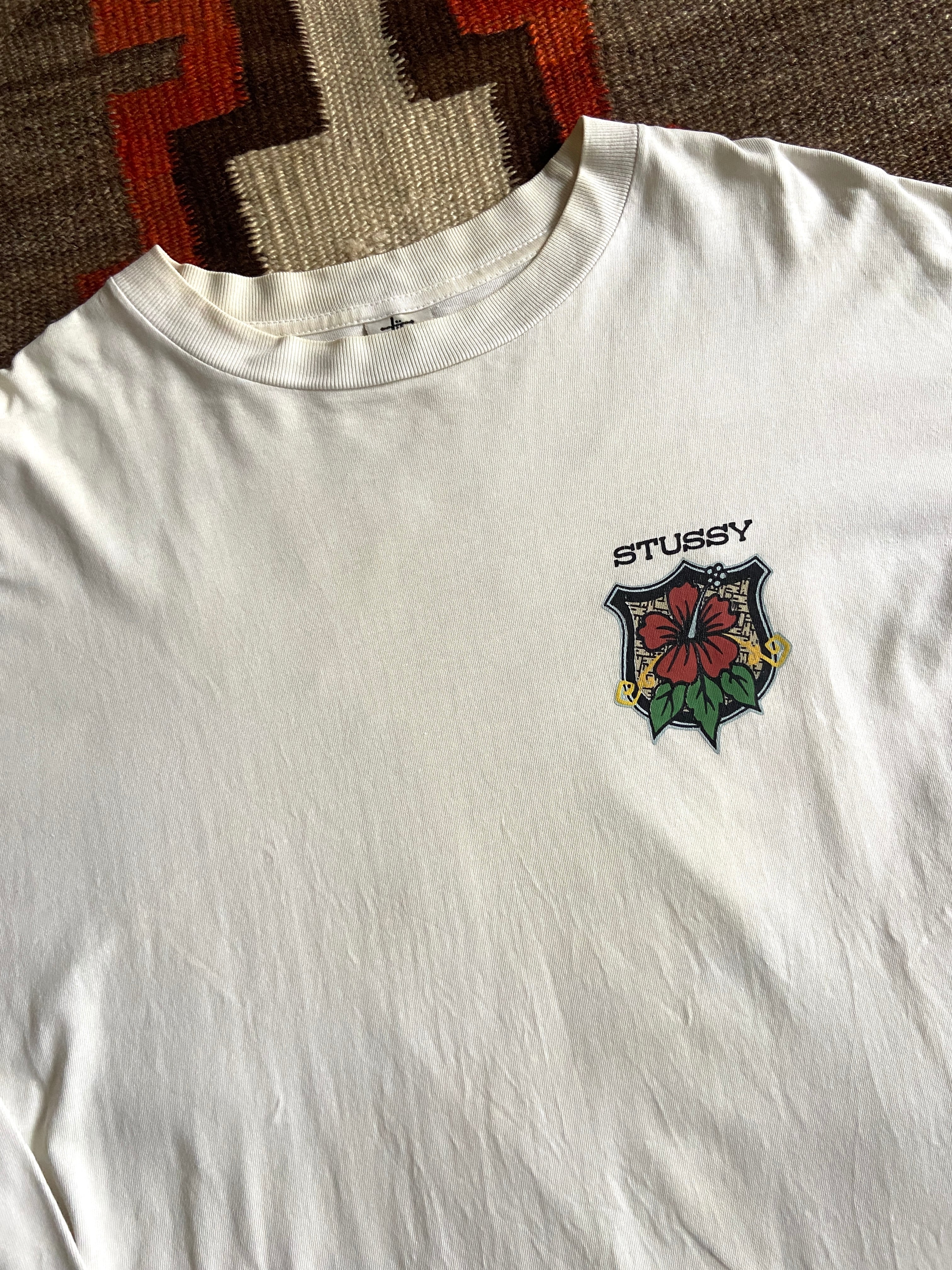 1990s Old STUSSY Long Tee L Made in USA G829 | ROGER'S used