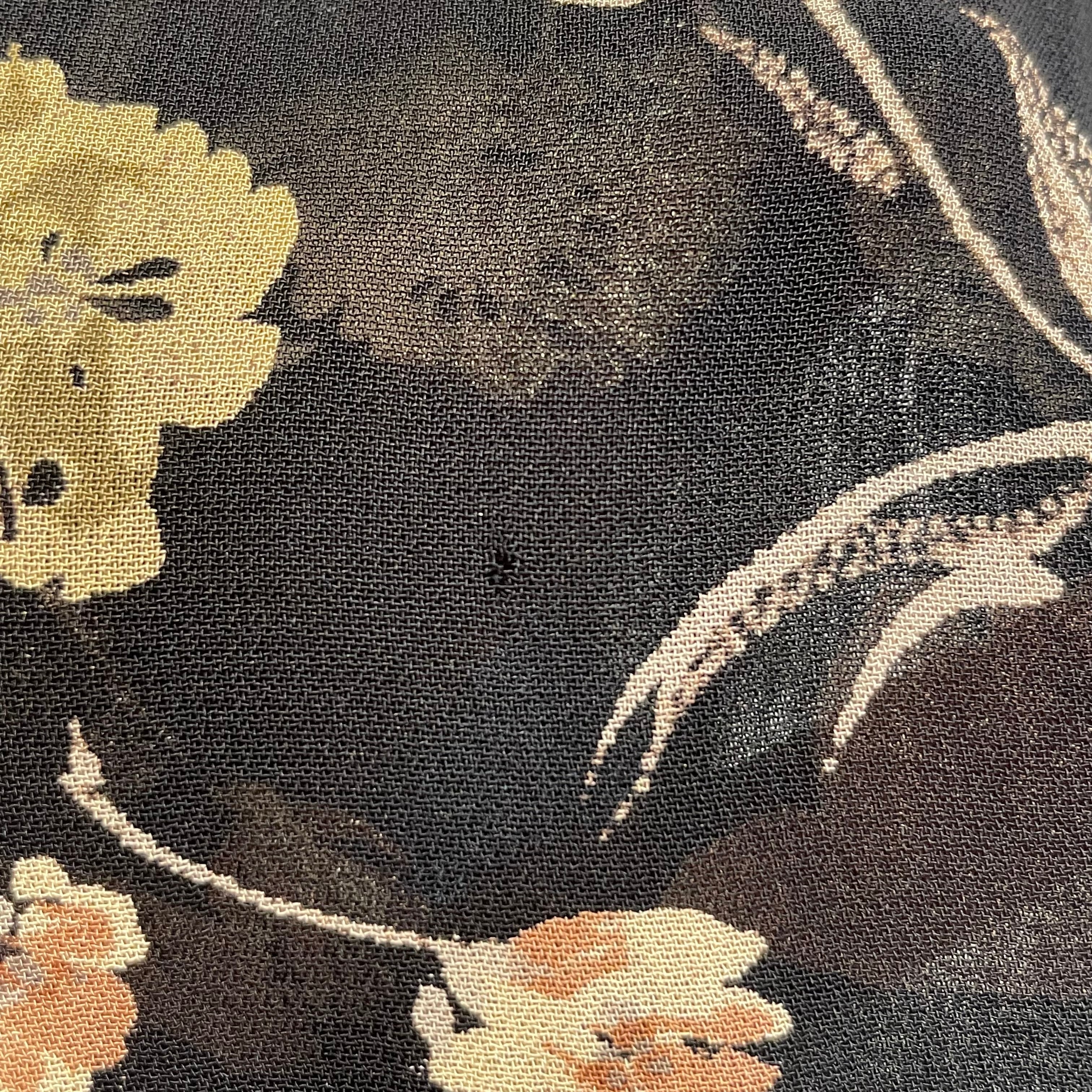 ブラック花柄シアーワンピース | Boutique888