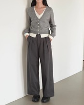 Fake layered Cardigan　T20275