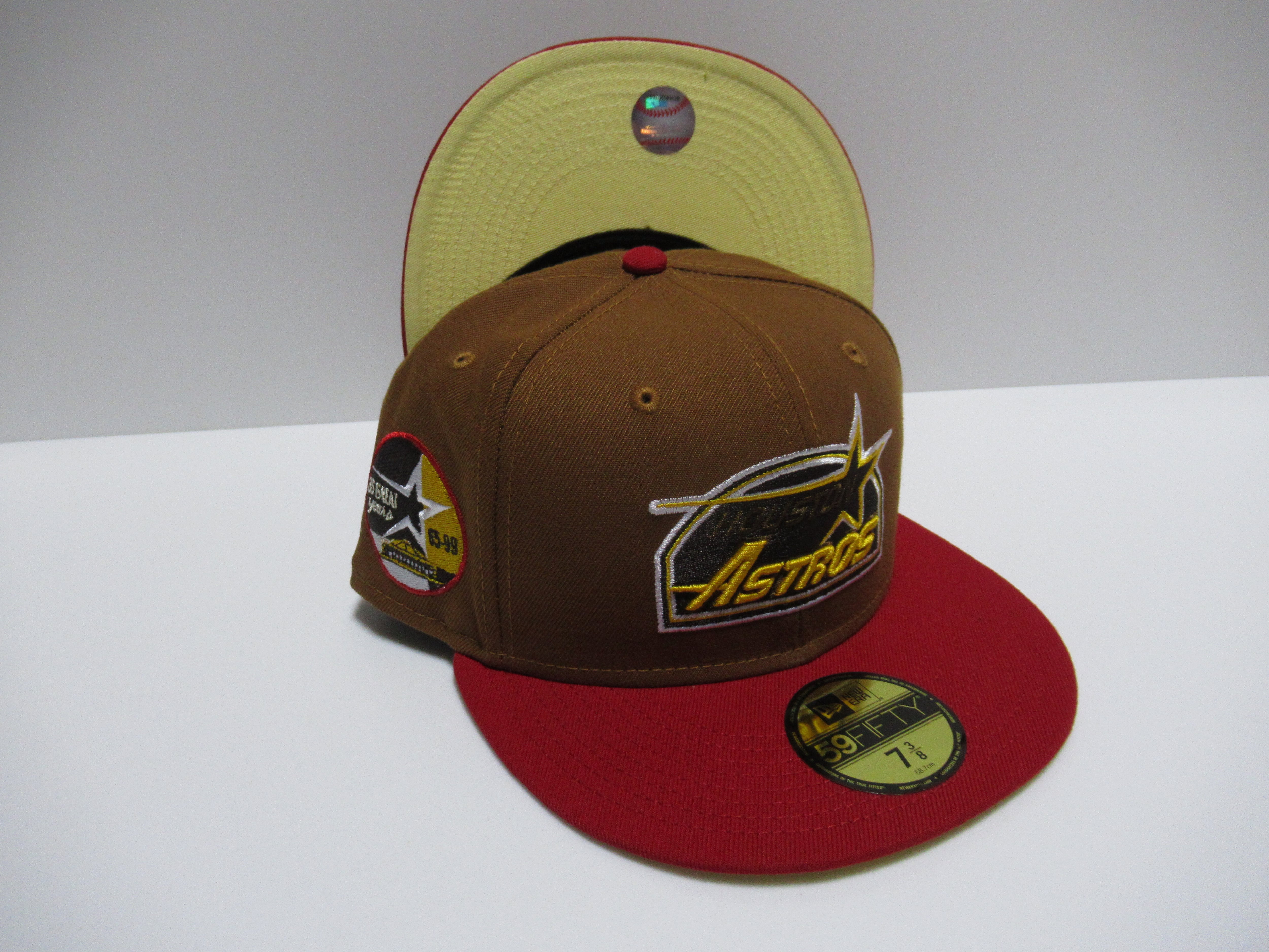 NEW ERA 59fifty Houston Astros ヒューストン・アストロズ Brown×Red