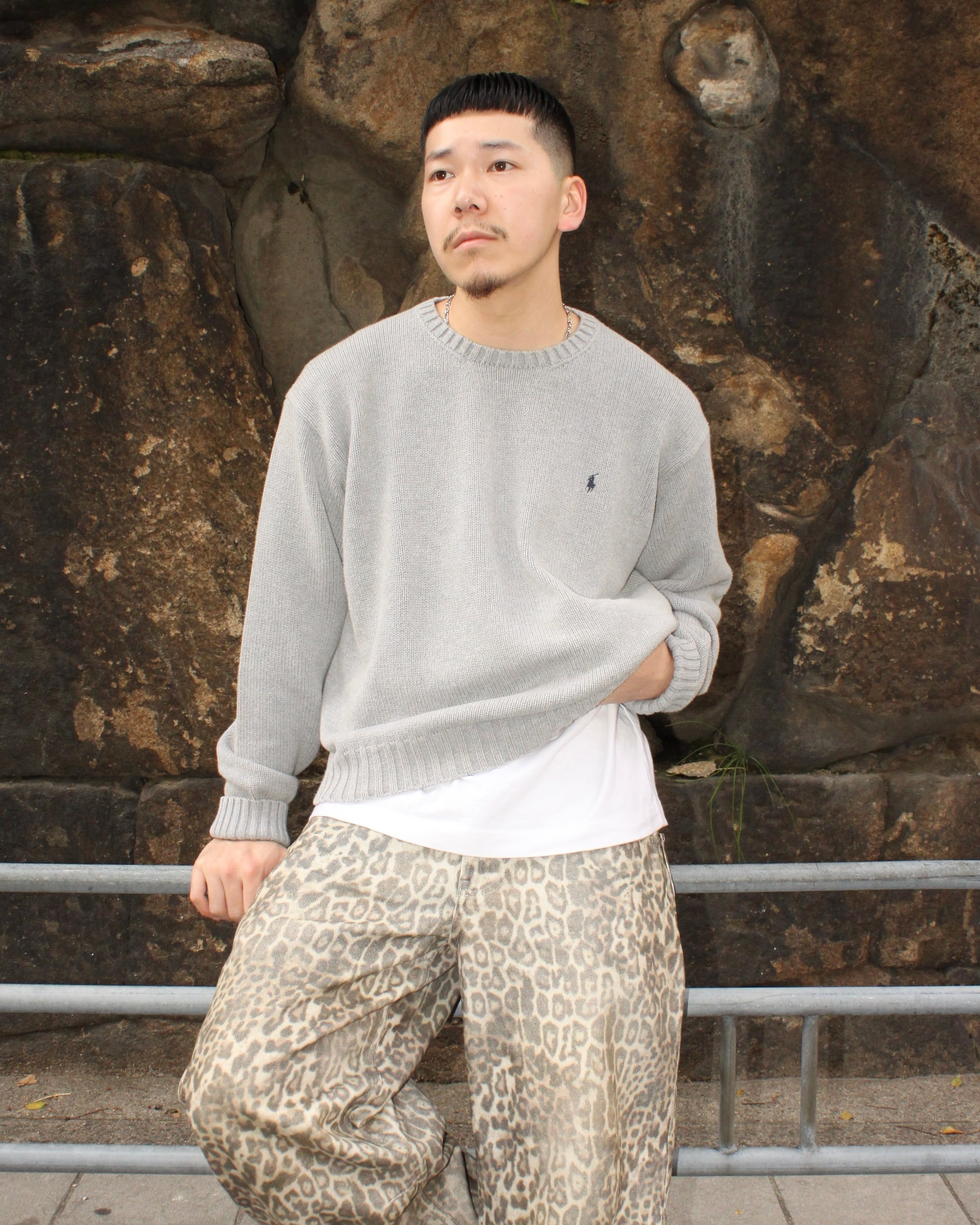 90s Ralph Lauren Plane Cotton Knit