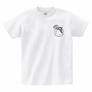 ポケットにはちゅ風Tシャツ（サバンナモニター）