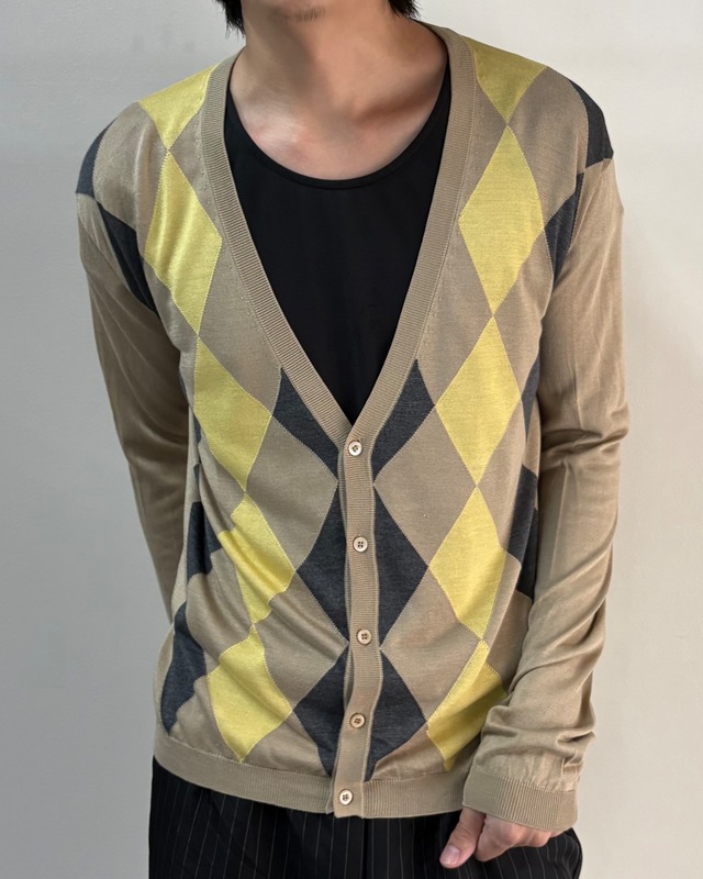 【2009/AW PRADA】argyle cardigan