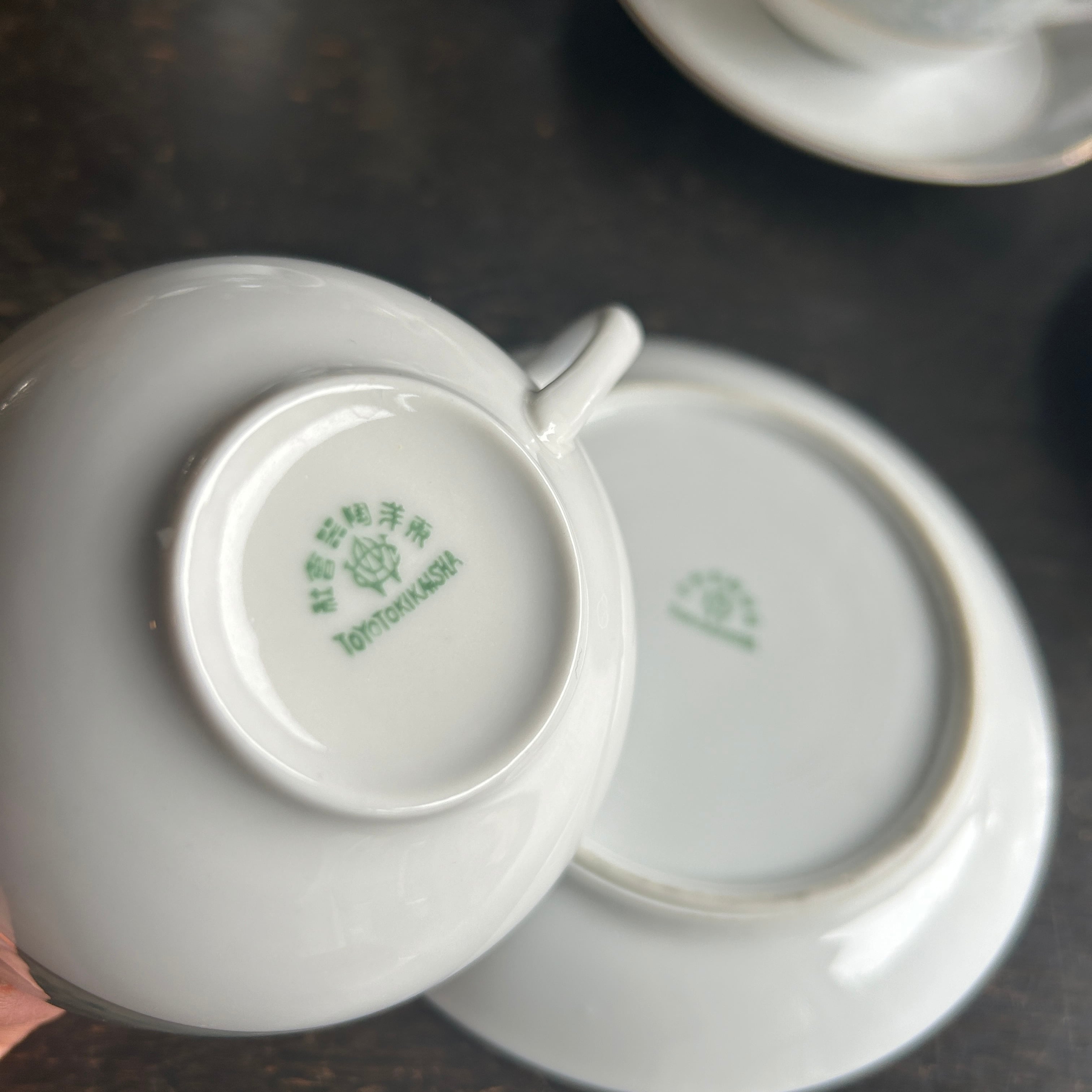 アンティーク東洋陶器 ラスター彩ティーセット 8点 | bonbidou22