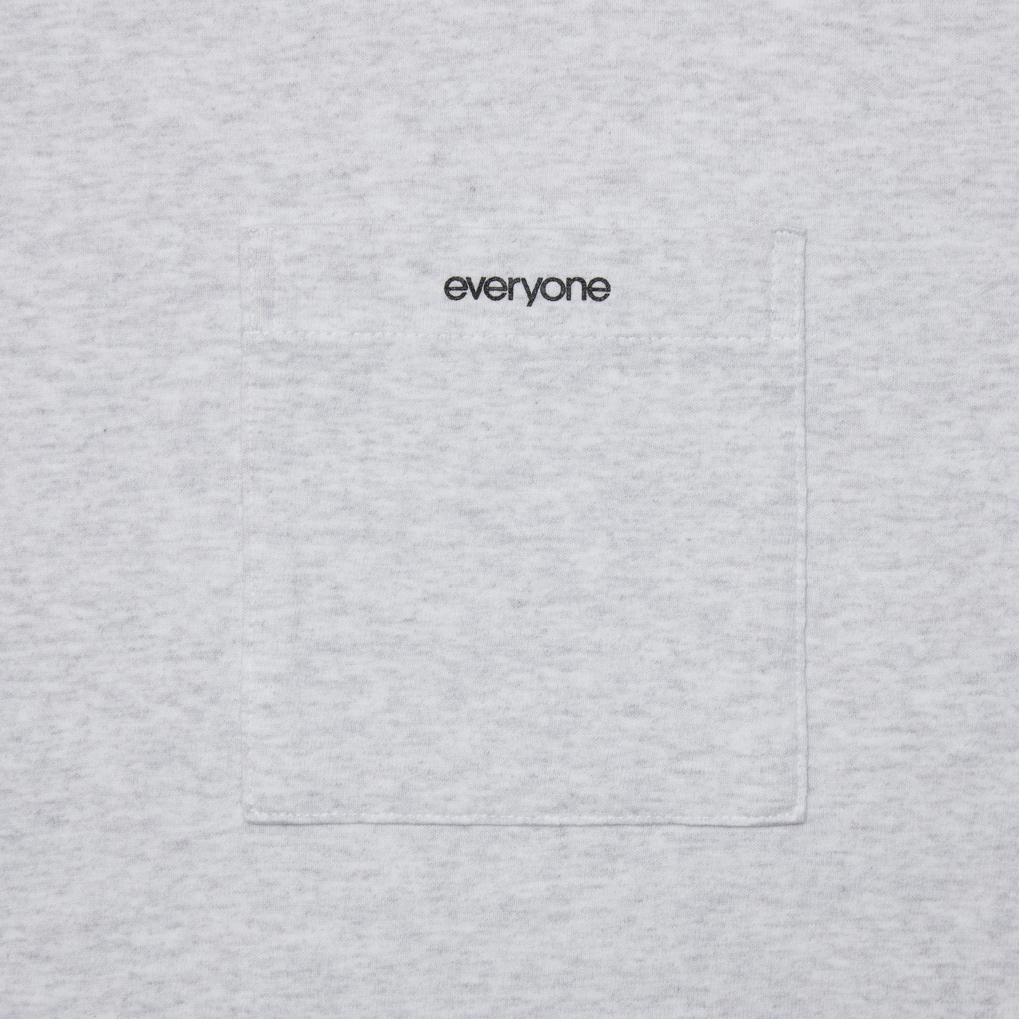everyone pocket tee shirt(ASH GRAY) | everyone