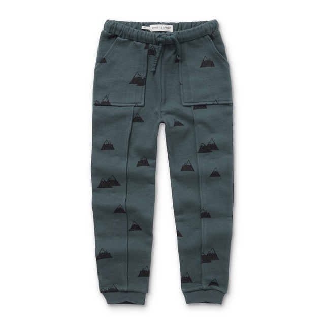 【即納】Sweatpants pockets Mountains print