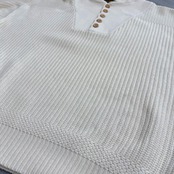 【極上】エディーバウアー コットンニット 80s ヘンリーネック 美品 希少