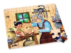 ピノキオ木製パズル　[Puzzle in legno di Pinocchio]