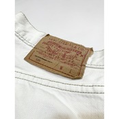 90s Levi’s 501 WHITE DENIM PANTS MADE IN USA  Size W31L30→W30L29_2