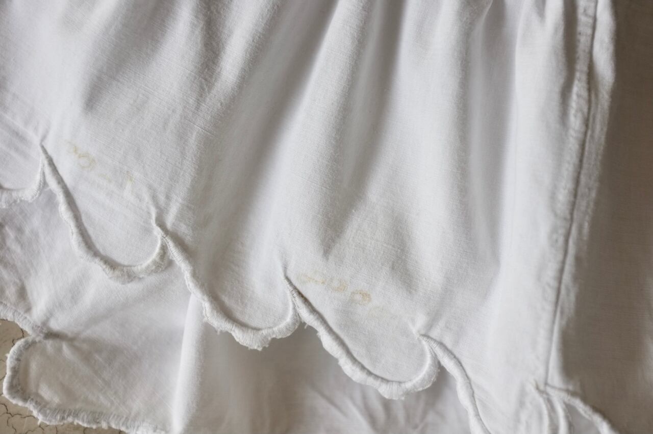 フランスアンティーク 1900s 鈴蘭と形而上的鈴蘭とロングレース