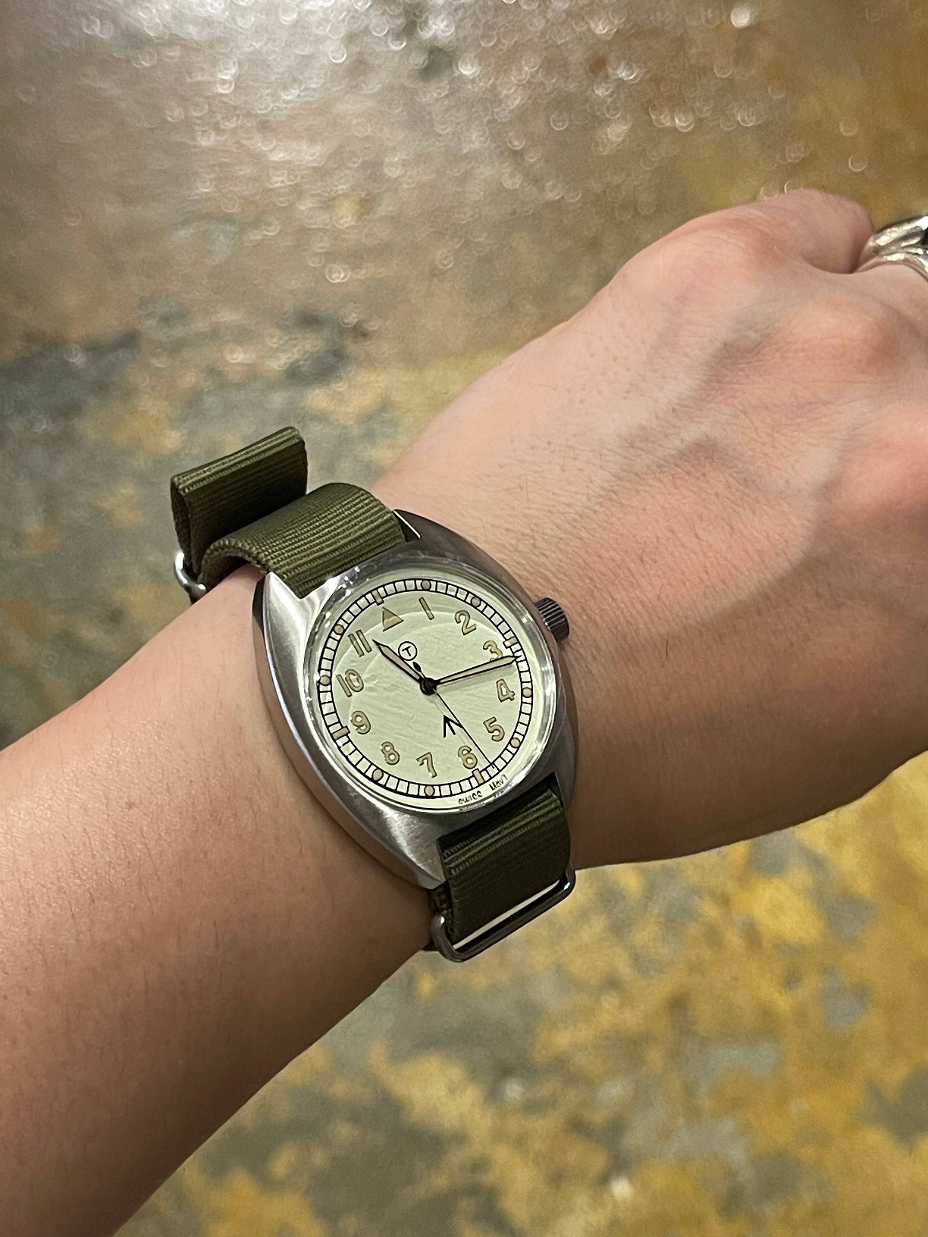 NAVAL WATCH Naval military watch Mil.-02 Royal Air Force type