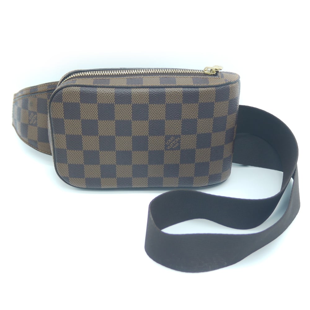 LOUIS VUITTON ルイ ヴィトン ジェロニモス ダミエ エベヌ ボディバッグ N51994 Y02108