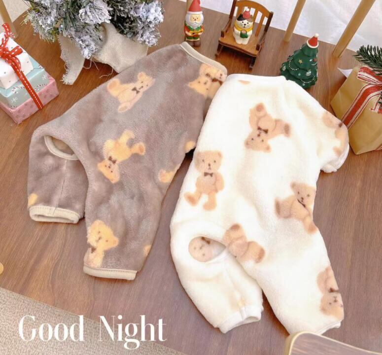 おすすめ☞《予約》№210812 あったかくまさんスウェット(ロンパース)