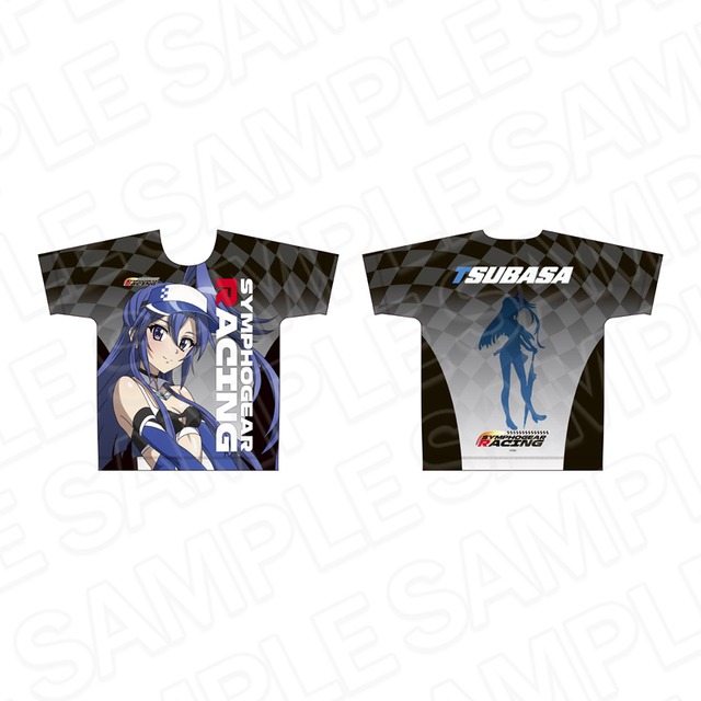 戦姫絶唱シンフォギアXV フルグラフィックTシャツ 風鳴 翼 SYMPHOGEAR RACING ver.