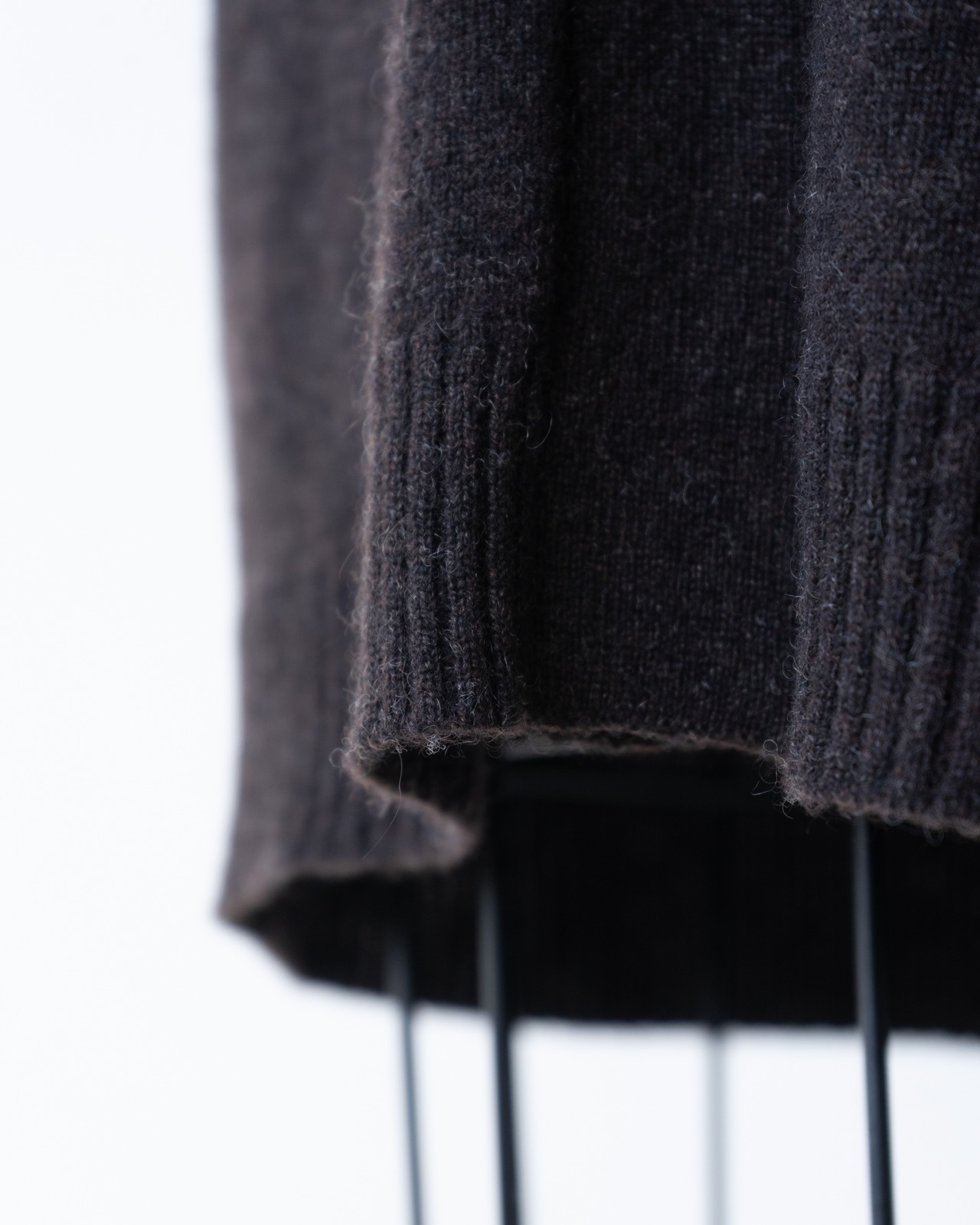 〈Hermès by martin margiela〉100％CASHMIRE Sleeveless knit dress